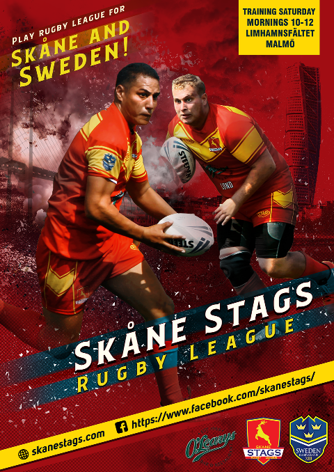 Training poster for the Skane Stags